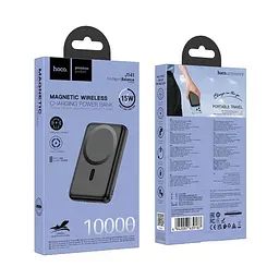 Універсальна мобільна батарея Hoco J141 Grace PD20W magnetic power bank 10000mAh milky білий - мініатюра 2