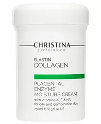 Плацентарний крем для жирної шкіри Christina Placental Enzyme Moisture Cream (РОЗПИВ) 15