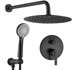 Душова система прихованого монтажу Rea Ontario + BOX black REA-P5501