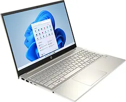 Ноутбук HP Pavilion 15-eh1057ua 15.6' FHD IPS AG, AMD R5-5500U, 16GB, F512GB, UMA, Win11, золотистий (826M1EA) - мініатюра 3