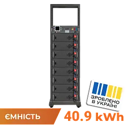Акумулятор LP LiFePO4 Battery HVM 409,6 V 100 Ah (40960 Wh) BMS 125А AB Lrack black - мініатюра 2