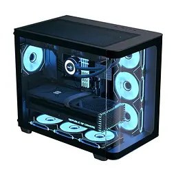 Корпус для ПК AeroCool P500C-G-BK-v1 Black (ACCM-PN01043.11) - мініатюра 2