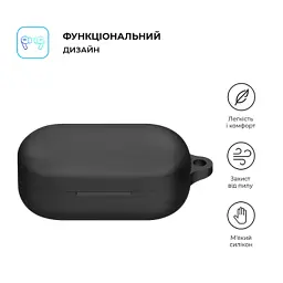 Чохол для навушників Armorstandart Hang Case для OPPO Enco Buds2 Pro Black (ARM79935) - мініатюра 2