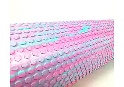 Масажний ролик EasyFit Foam Roller 45 см Рожевий-м'ятний (EF-2031-P) - мініатюра 2