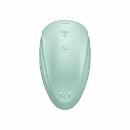 Вакуумний стимулятор клітора з вібрацією Satisfyer Pearl Diver м'ятний - мініатюра 3