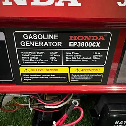 Генератор з електростартером HONDA EP3800CX PRO (3,8 КВТ) 4-тактний генератор  - мініатюра 3