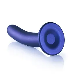 Фалоімітатор Ouch! Smooth G-Spot Dildo 7'' 17.7 см (синій) - мініатюра 10