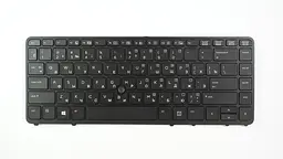 Клавіатура для ноутбука HP (EliteBook: 840, 850) rus, black, підсвічування клавіш, з джойстиком - мініатюра 2