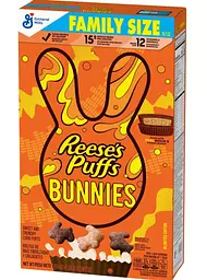 Сухий сніданок General Mills Reese's Puffs Bunnies Breakfast Cereal 557г - мініатюра 6