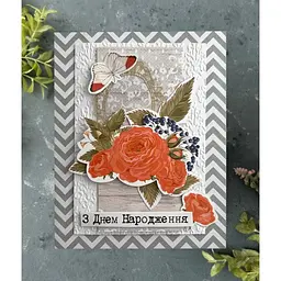 Набір для створення вітальних листівок "Трояндові мрії" Fabrika Decoru FDGCK-042, 6 шт - мініатюра 5