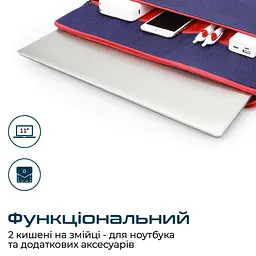 Чохол для ноутбука Promate 13 (portfolio-s.blue) - мініатюра 5