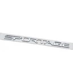 Емблема напис SPORTAGE для Kia 235х17мм хром пластик (на скотчі)