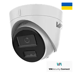Відеокамера VIA Security 4 Мп IP Fusion Illumination зі звуком та SD карткою VIA-IPC-4TE-LIM (2.8мм)