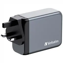 Зарядний пристрій Verbatim GaN 200 W 4 ports (2xUSB-C-100 W,USB-C-65 W /USB-A -3.0) (32204) - мініатюра 4