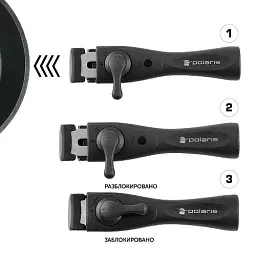 Набір посуду Polaris EasyKeep-4D 4 пр. (017462) - мініатюра 2