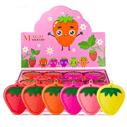 Бальзам для губ Magic Lip Balm LS 999 Полуничка (6 шт. в асортименті)