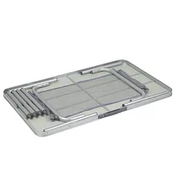 Складний стіл Bo-Camp Premium 100x60 cm Grey (1404406), Сірий - мініатюра 3