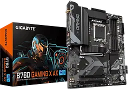 Mатеринська плата Gigabyte B760 Gaming X AX LGA 1700 (B760 GAMING X AX) Б/В