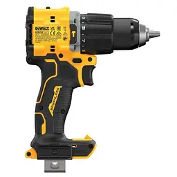 DeWALT Шурупокрут-дриль ударний аккумуляторний XR Li-Ion 18В 90Нм 0-450·0-1650об/хв 0-7650·0-28050уд/хв кейс TSTAK 1.17кг без АКБ та ЗП - мініатюра 8
