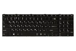 Клавіатура для ноутбука TOSHIBA Satellite C850, C870 чорний, чорний фрейм (KB310272)
