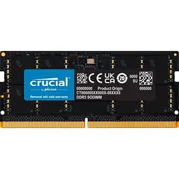 Модуль пам'яті для ноутбука SoDIMM DDR5 8GB 5600 MHz Micron (CT8G56C46S5) - мініатюра 2