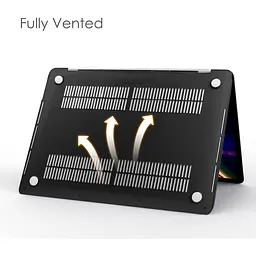 Пластикова накладка HardShell Crystal Case для Apple MacBook Pro 13.3` A1706/A1708/A1989/A2159/A2289/A2251/A2338 Black [105798] - мініатюра 7