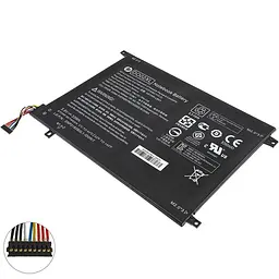 Батарея Hewlett Packard для ноутбука HP DO02XL (Pavilion: X2 10-N) 3.8V 8390mAh Чорний