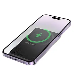 Зовнішній акумулятор Borofone BJ50 5000mAh 20W магнітний з функцією бездротової зарядки сірий - мініатюра 5