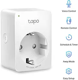Роутер Tapo Wi-Fi розетка P100 (4-pack) P100(4-pack)) - мініатюра 2