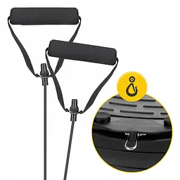 Балансувальна платформа 4FIZJO Bosu Ball 60 см Black (P-5905973402446) - мініатюра 8