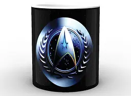 Кружка GeekLand Зоряний Шлях Star Trek Зоряний шлях емблема ST.02.010.839 - мініатюра 3