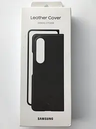 Оригінальний шкіряний чохол Samsung Galaxy Z Fold4 Leather Cover Black EF-VF936LBEGUA F936 - мініатюра 2
