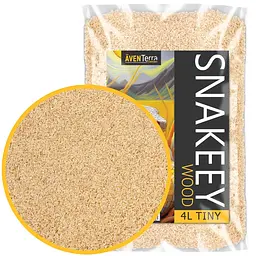 Натуральна деревна підстилка Aventerra Sweden SNAKEEY Wood Tiny 4 л для гризунів і змій