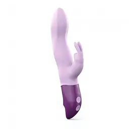 Вибратор-кролик Love To Love Hello Rabbit Violet с гибким стволом и стимуляцией точки G, 12х4 см фиолетовый