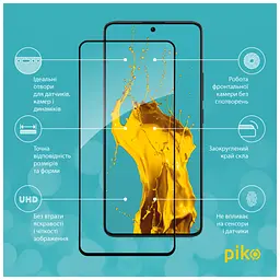 Скло захисне Piko Full Glue Xiaomi Redmi Note 13 Pro Plus 5G Black (1283126584022) - мініатюра 2