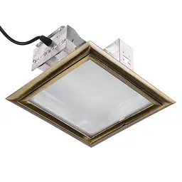 Світильник стельовий Brille врізний DL-10W/2x26W AB 166317