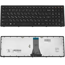 Клавіатура для ноутбука LENOVO (Flex 15 Flex 15D G500s G505s S510p) rus чорний чорний frame