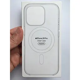 Оригінальний прозорий чохол Apple Clear Case with MagSafe для Iphone 16 Pro (6.3") Clear MA7E4ZM/A