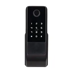 Замок біометричний автономний Trinix TRL-5202BT2FW Black з Bluetooth, зчитувачем відбитків пальців і карт Mifare (65-00053) - мініатюра 2