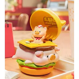 Колекційна фігурка 10/10 Toys LuLu the Piggy серія Burger Express Movable Series blind box (LULU1310) - мініатюра 4