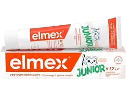 Зубна паста ELMEX 75 мл Junior Дитяча від 6 до 12р