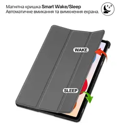 Чохол до планшета BeCover Smart Case Xiaomi Redmi Pad 2 Pro 12.1" Gray (714630) - мініатюра 5