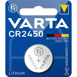 Батарейка Varta CR 2450 BL 1шт (06450101401)