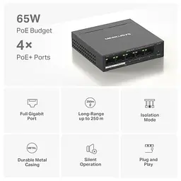 Комутатор мережевий Mercusys (MS105GP) - мініатюра 4