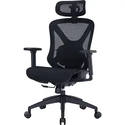 Офісне крісло Officepro Atlas OC630-B-B-B Black [148898] - мініатюра 2
