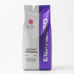 Кава в зернах Prima Espresso Milliano Grand Intenso 1кг (50/50)