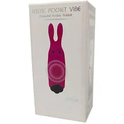 Віброкуль Adrien Lastic Pocket Vibe Rabbit Pink зі стимулюючими вушками - мініатюра 5