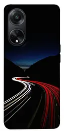 Чохол Demsky Червоно-біла дорога для Oppo A98