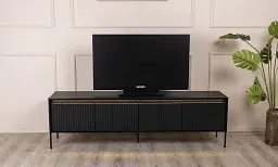 Тумба ТВ 4д Trend черный с подсветкой TR-06 - миниатюра 7