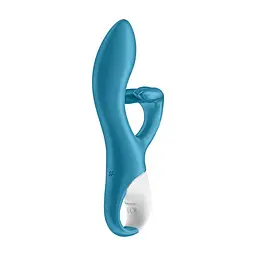 Вібратор-кролик Satisfyer Embrace Me 20.5 см бірюзовий - мініатюра 5